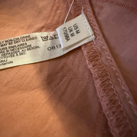 Free People Terracotta/ Smoky Maxi Dress with Exposed Midriff, Waist Bow - Picture 11 of 14